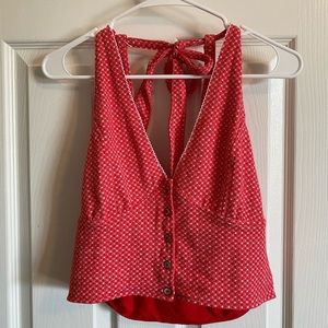 Picnic Halter Crop FREE PEOPLE